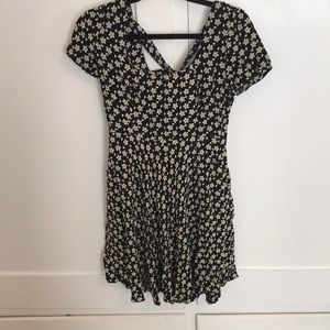 Urban Outfitters - Black and White Flower Dress